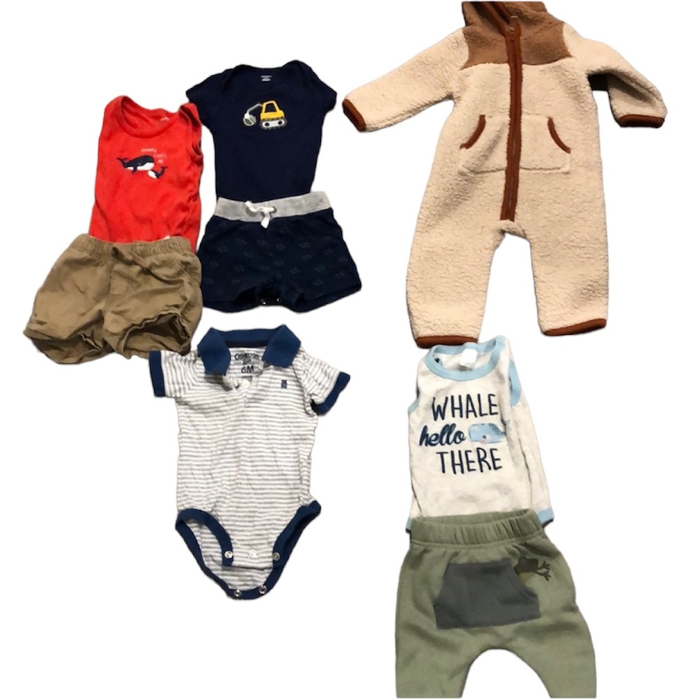 Assorted six months boys clothes